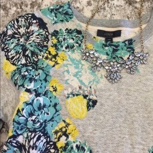 J Crew printed sweatshirt!